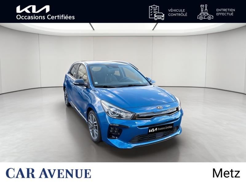 Used KIA Rio 1.0 T-GDI 120ch MHEV GT-Line iBVM6 GARANTIE 01-2028 2021 Bleu Azur métallisé € 14990 in Metz