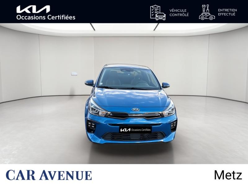 Used KIA Rio 1.0 T-GDI 120ch MHEV GT-Line iBVM6 GARANTIE 01-2028 2021 Bleu Azur métallisé € 14990 in Metz
