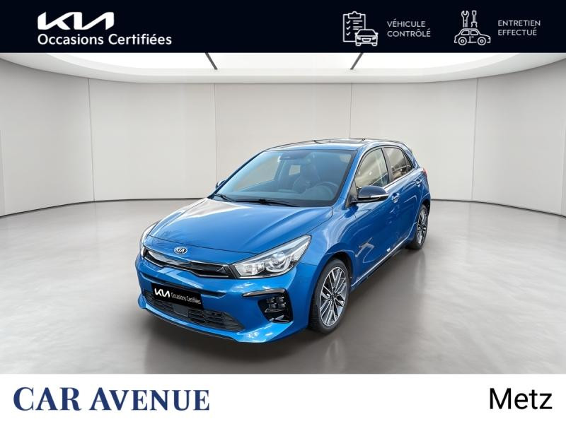 Used KIA Rio 1.0 T-GDI 120ch MHEV GT-Line iBVM6 GARANTIE 01-2028 2021 Bleu Azur métallisé € 14990 in Metz