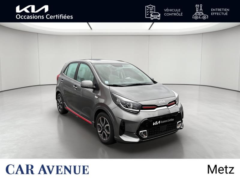 Occasion KIA Picanto 1.2 DPi 84ch GT Line GARANTIE 07-2029 2022 Gris Meteore métallisé 13890 € à Metz
