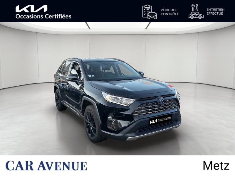 Occasion TOYOTA RAV4 Hybride 222ch Lounge AWD-i  GARANTIE 12 MOIS 2020 Noir Attitude métallisé 27890 € à Metz