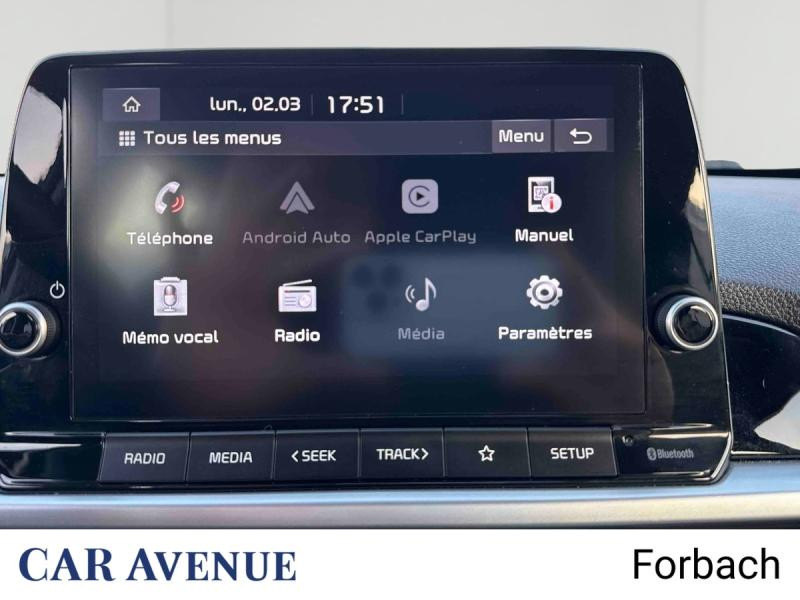 Occasion KIA Picanto 1.2 DPi 84ch GT Line BVMA5 GARANTIE 11-2027 2020 Noir Ebene métallisé 13890 € à Forbach