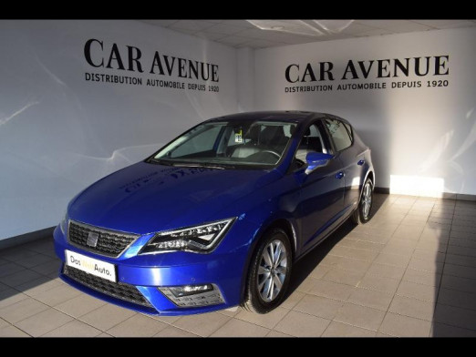 Occasion SEAT Leon 1.6 TDI 115ch FAP Style Business 2018 Bleu Electrique 13 489 € à Haguenau