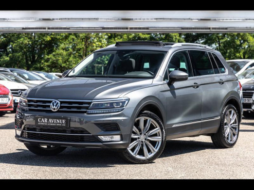 Occasion VOLKSWAGEN Tiguan 2.0 TDI 150 Carat 4Motion DSG / GPS PRO / LED / SIEGES CHAUFFANTS / ATTELAGE 2016 Gris Indium 25 989 € à Haguenau