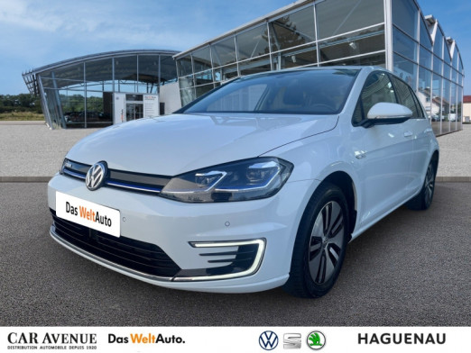 Occasion VOLKSWAGEN e-Golf 136 ch / GPS / Feux LED / Aide au Stationnement / Régulateur Adaptatif 2020 Blanc Pur 18 989 € à Haguenau