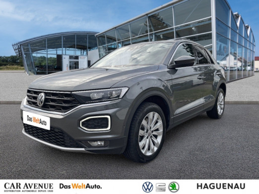 Occasion VOLKSWAGEN T-Roc 1.5 TSI EVO 150 Lounge / Active Info Display / GPS / Caméra / Feux LED / Attelage 2018 Gris Indium 19 989 € à Haguenau