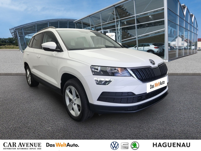 Occasion SKODA Karoq 1.0 TSI 110 Ambition / Soundsystem CANTON / Caméra / Kessy / Clim Auto / Régulateur 2022 Blanc Cristal 20989 € à Haguenau