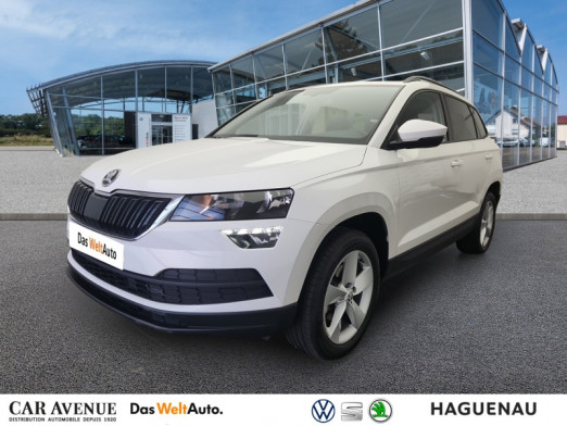 Occasion SKODA Karoq 1.0 TSI 110 Ambition / Soundsystem CANTON / Caméra / Kessy / Clim Auto / Régulateur 2022 Blanc Cristal 20 989 € à Haguenau