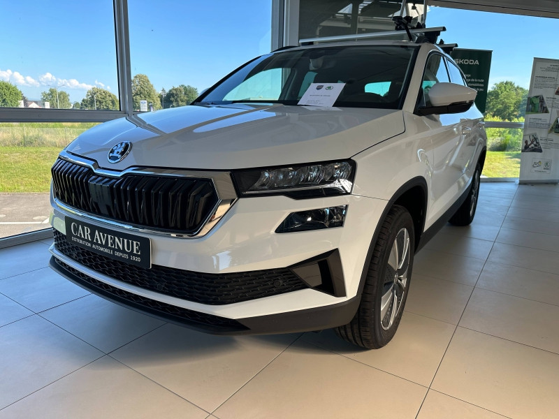 Used SKODA Karoq 2.0 TDI 116 ch SCR Business / GPS / CAMERA / HAYON ELECTRIQUE / ROUE SECOURS 2024 Blanc Lune métallisée € 33489 in Haguenau