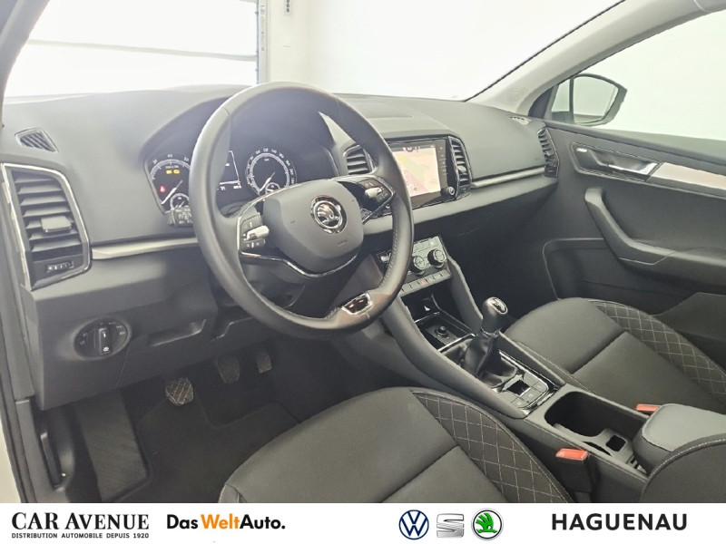 Occasion SKODA Karoq 1.0 TSI 110 Ambition / Soundsystem CANTON / Caméra / Kessy / Clim Auto / Régulateur 2022 Blanc Cristal 20989 € à Haguenau