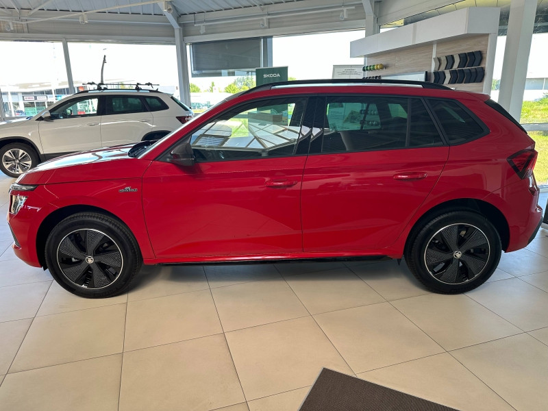 Occasion SKODA Kamiq 1.5 TSI 150 ch Monte-Carlo DSG7 Euro6d-AP / CAMERA / TOIT PANORAMIQUE / GPS / RADAR 2024 Rouge Velvet métallisé premium 31789 € à Haguenau