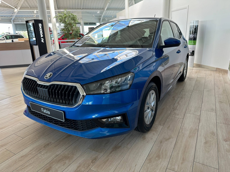 Used SKODA Fabia 1.0 TSI Evo2 95 ch Selection RADAR / ROUE SECOURS / CLIM / JANTES ALU 2024 Bleu Racing métallisé € 20889 in Haguenau