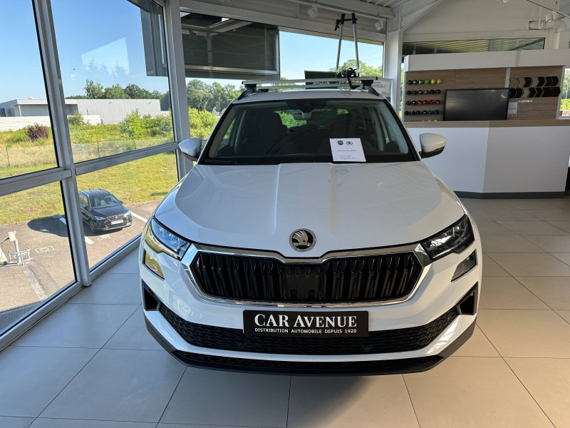 Used SKODA Karoq 2.0 TDI 116 ch SCR Business / GPS / CAMERA / HAYON ELECTRIQUE / ROUE SECOURS 2024 Blanc Lune métallisée € 33489 in Haguenau