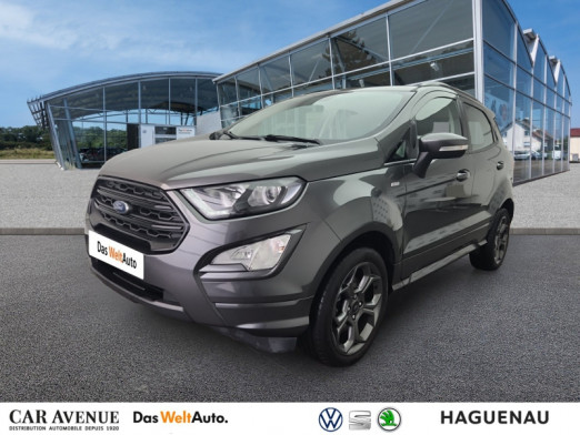 Used FORD EcoSport 1.0 EcoBoost 125ch ST-Line / GPS / Bluetooth / Régulateur / Keyless 2018 Gris € 12,989 in Haguenau