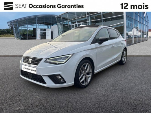 Occasion SEAT Ibiza 1.0 EcoTSI 115 ch FR DSG7 / TOIT OUVRANT / MIRROR LINK / CAMERA / REGULATEUR 2020 Blanc Nevada 16 990 € à Haguenau