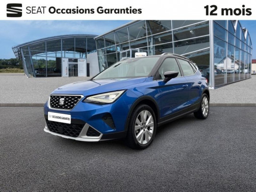 Occasion SEAT Arona 1.0 TSI 110 ch Xperience / GPS / REGULATEUR / CAMERA / PARK ASSIST / LANE ASSIST 2022 Bleu Saphir Métal/Toit Noir Minuit 18 990 € à Haguenau