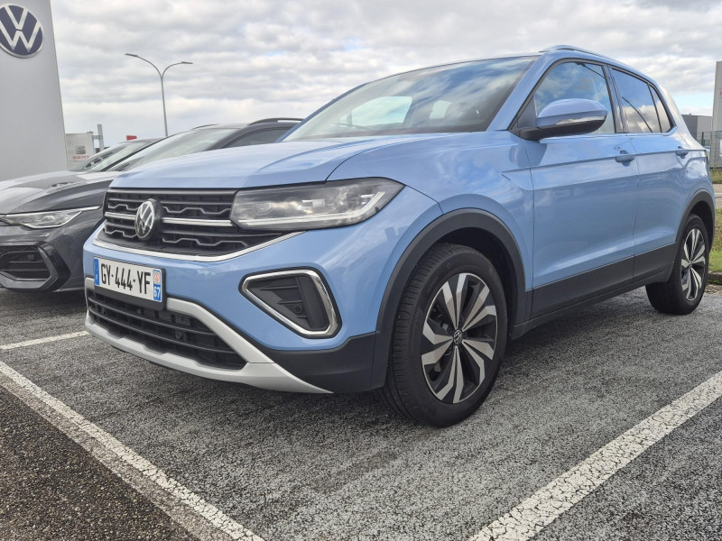 Occasion VOLKSWAGEN T-Cross 1.0 TSI 116 ch Style DSG7 2024 Bleu Clair métallisée 27990 € à Haguenau