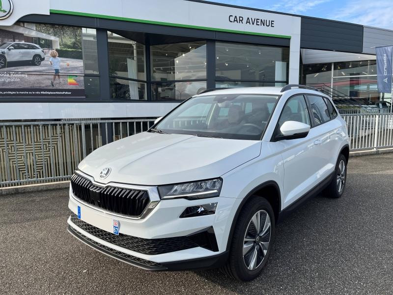 Used SKODA Karoq 2.0 TDI 116 ch SCR Business / GPS / CAMERA / HAYON ELECTRIQUE / ROUE SECOURS 2024 Blanc Lune métallisée € 31989 in Haguenau