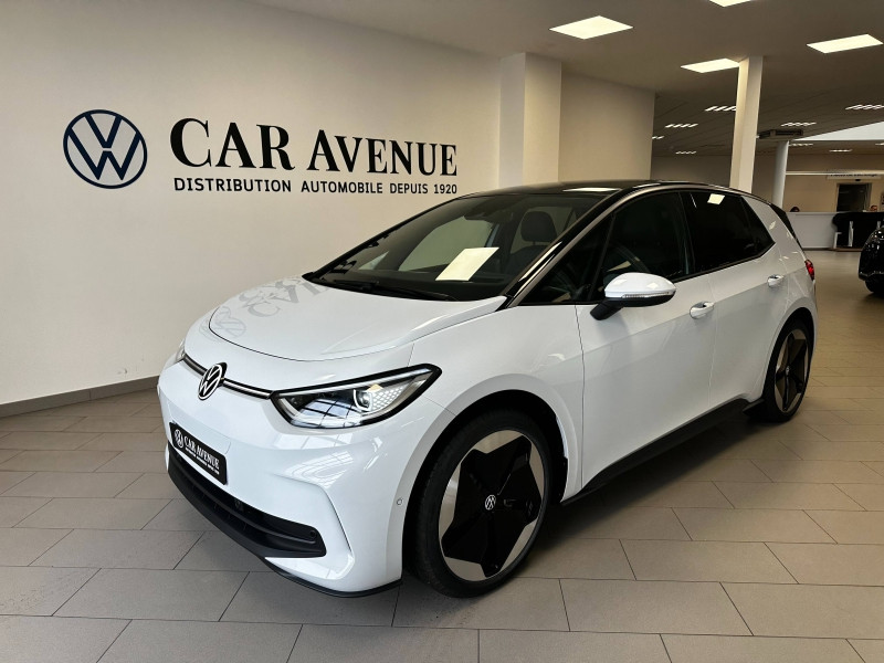 Used VOLKSWAGEN ID.3 204ch Pro S 77 kWh Life Max 2024 Blanc Glacier Métal/Toit/Hayon Noir € 36990 in Haguenau