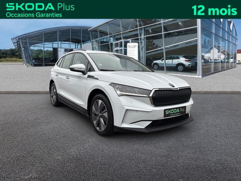Used SKODA Enyaq iV 180 Version 60 / Pack Multimédia / Pack Clim / Pompe à Chaleur / Jantes 19  REGULUS 2021 Blanc Lune métallisée € 25989 in Haguenau