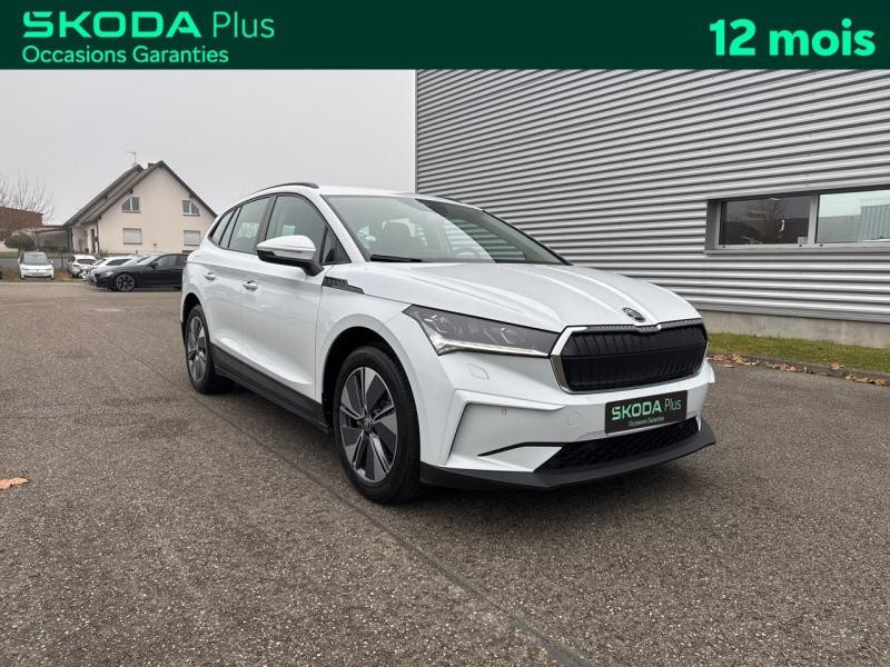 Used SKODA Enyaq iV 180 Version 60 / Pack Multimédia / Pack Clim / Pompe à Chaleur / Jantes 19  REGULUS 2021 Blanc Lune métallisée € 25989 in Haguenau