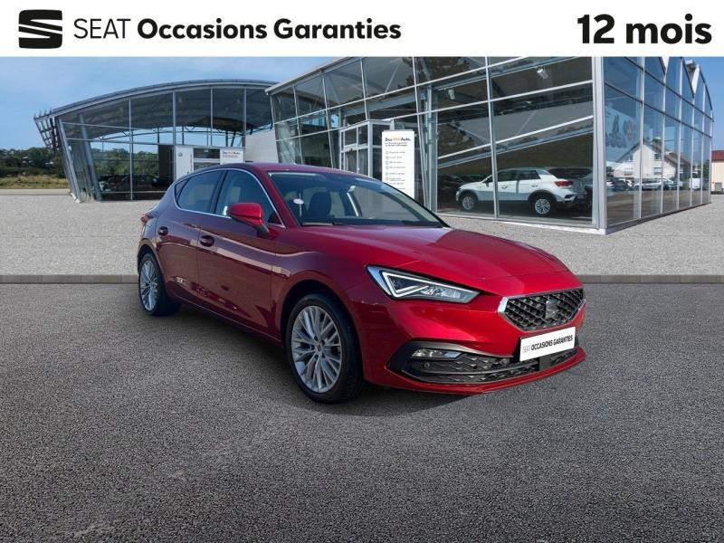 Used SEAT Leon 1.5 eTSI 150 Xcellence DSG7 / GPS / Caméra / Feux LED / Keyless / Sièges Chauffants 2022 Rouge Désir Métal € 23989 in Haguenau