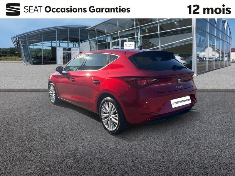 Used SEAT Leon 1.5 eTSI 150 Xcellence DSG7 / GPS / Caméra / Feux LED / Keyless / Sièges Chauffants 2022 Rouge Désir Métal € 23989 in Haguenau