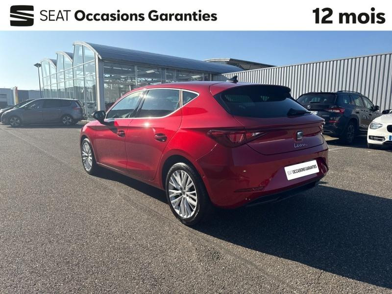Used SEAT Leon 1.5 eTSI 150 Xcellence DSG7 / GPS / Caméra / Feux LED / Keyless / Sièges Chauffants 2022 Rouge Désir Métal € 23989 in Haguenau