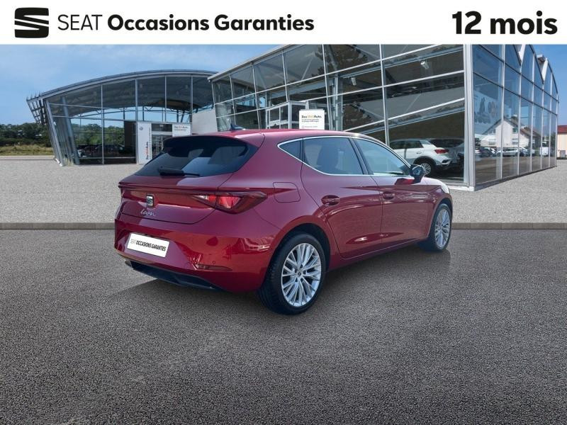 Used SEAT Leon 1.5 eTSI 150 Xcellence DSG7 / GPS / Caméra / Feux LED / Keyless / Sièges Chauffants 2022 Rouge Désir Métal € 23989 in Haguenau