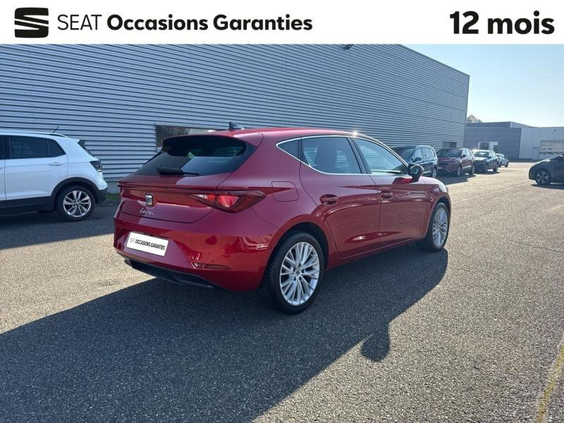 Used SEAT Leon 1.5 eTSI 150 Xcellence DSG7 / GPS / Caméra / Feux LED / Keyless / Sièges Chauffants 2022 Rouge Désir Métal € 23989 in Haguenau