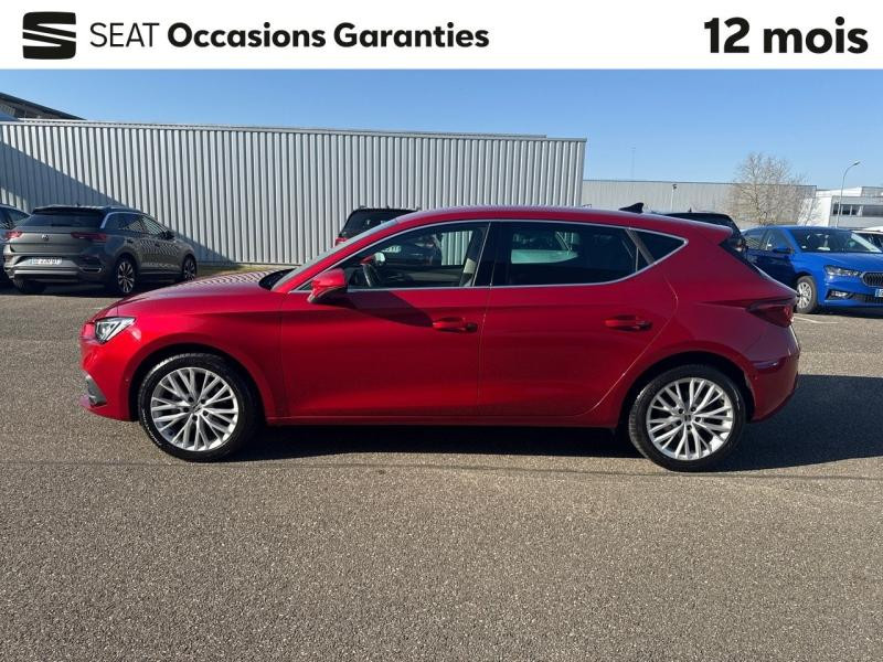 Used SEAT Leon 1.5 eTSI 150 Xcellence DSG7 / GPS / Caméra / Feux LED / Keyless / Sièges Chauffants 2022 Rouge Désir Métal € 23989 in Haguenau