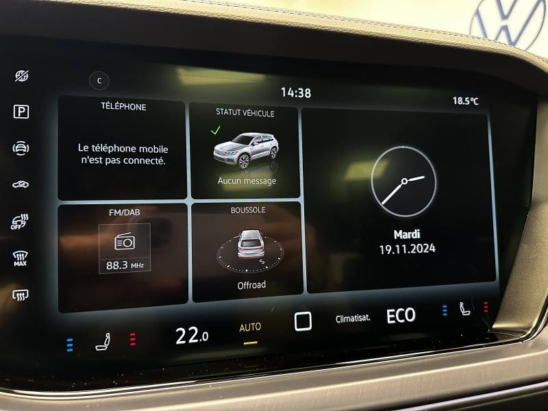 Occasion VOLKSWAGEN Touareg 3.0 TSI eHybrid 462ch R 4Motion BVA8 2024 Noir Ebène métallisée 97990 € à Haguenau