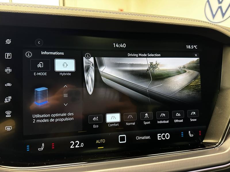Occasion VOLKSWAGEN Touareg 3.0 TSI eHybrid 462ch R 4Motion BVA8 2024 Noir Ebène métallisée 97990 € à Haguenau