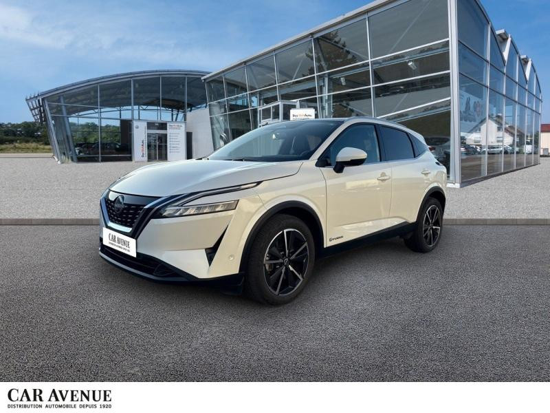 Used NISSAN Qashqai e-POWER 190 ch Tekna / GPS / CAMERA 360 / TOIT PANORAMIQUE / HAYON ELECTRIQUE 2023 Blanc Lunaire (Spéciale) € 28989 in Haguenau