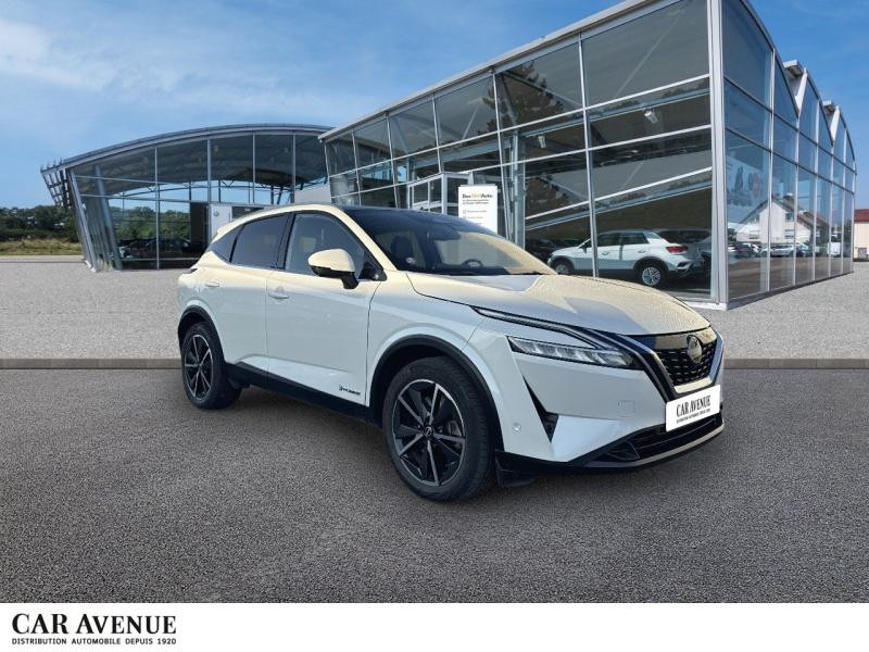 Used NISSAN Qashqai e-POWER 190 ch Tekna / GPS / CAMERA 360 / TOIT PANORAMIQUE / HAYON ELECTRIQUE 2023 Blanc Lunaire (Spéciale) € 28989 in Haguenau