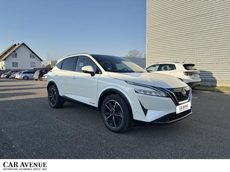 Used NISSAN Qashqai e-POWER 190 ch Tekna / GPS / CAMERA 360 / TOIT PANORAMIQUE / HAYON ELECTRIQUE 2023 Blanc Lunaire (Spéciale) € 28989 in Haguenau