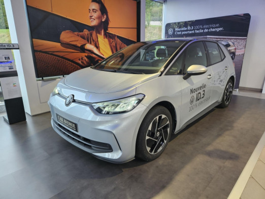 Occasion VOLKSWAGEN ID.3 204 ch Pro Performance 58 kWh Life Plus 2023 Gris Argent Métal/Toit/Hayon Noir 25 990 € à Haguenau