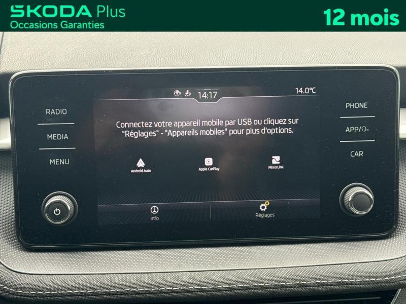 Occasion SKODA Fabia 1.0 TSI 95 Style / GPS / Caméra / Feux LED / Keyless / Régulateur 2022 Bleu Racing métallisé (Color Concept) 17489 € à Haguenau