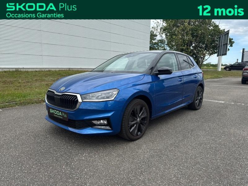 Occasion SKODA Fabia 1.0 TSI 95 Style / GPS / Caméra / Feux LED / Keyless / Régulateur 2022 Bleu Racing métallisé (Color Concept) 17489 € à Haguenau