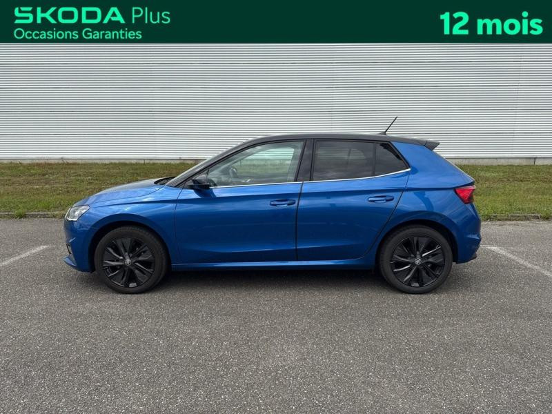 Occasion SKODA Fabia 1.0 TSI 95 Style / GPS / Caméra / Feux LED / Keyless / Régulateur 2022 Bleu Racing métallisé (Color Concept) 17489 € à Haguenau