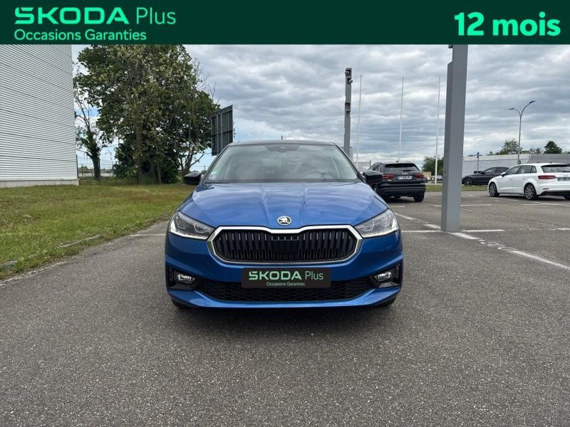 Occasion SKODA Fabia 1.0 TSI 95 Style / GPS / Caméra / Feux LED / Keyless / Régulateur 2022 Bleu Racing métallisé (Color Concept) 17489 € à Haguenau