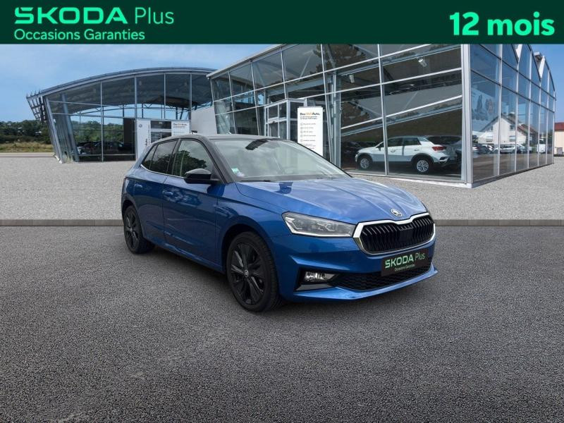 Occasion SKODA Fabia 1.0 TSI 95 Style / GPS / Caméra / Feux LED / Keyless / Régulateur 2022 Bleu Racing métallisé (Color Concept) 17489 € à Haguenau