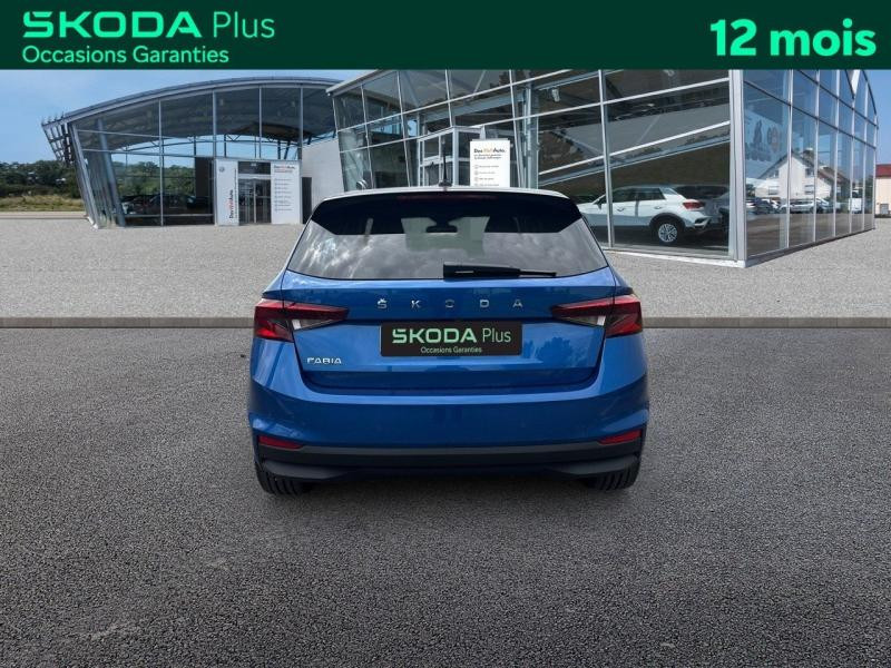 Occasion SKODA Fabia 1.0 TSI 95 Style / GPS / Caméra / Feux LED / Keyless / Régulateur 2022 Bleu Racing métallisé (Color Concept) 17489 € à Haguenau