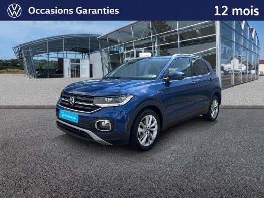 Occasion VOLKSWAGEN T-Cross 1.0 TSI 110 Carat / Digital Cockpit Pro / GPS / Caméra / Sièges Chauffants / Keyless 2022 Bleu Récif métallisée 19 989 € à Haguenau
