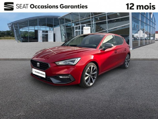 Occasion SEAT Leon 2.0 TDI 150 ch FR DSG7 / GPS / KEYLESS / BEAT AUDIO / CAMERA / ACC / APP CONNECT 2021 Rouge 19 989 € à Haguenau