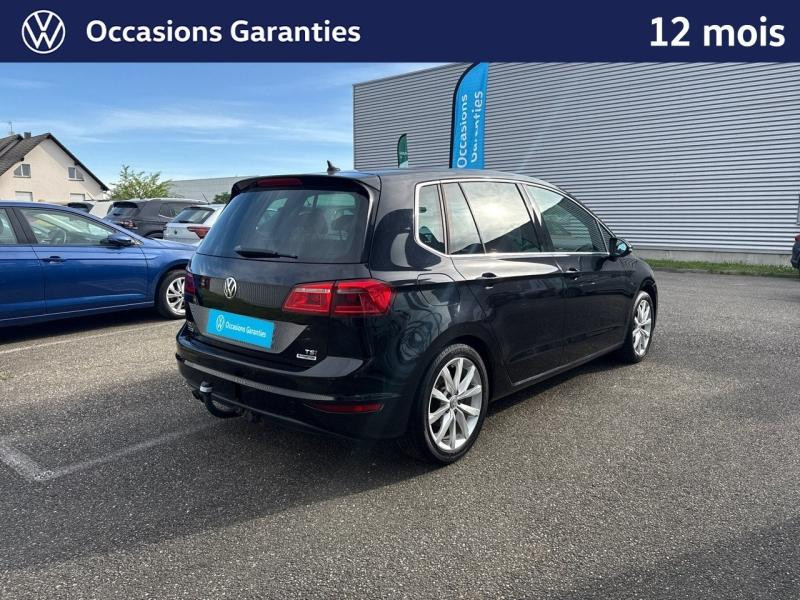 Occasion VOLKSWAGEN Golf Sportsvan 1.4 TSI 125 Carat DSG7 / GPS / Aide au Stationnement / Palettes au Volant / Régulateu 2015 Noir Intense 14989 € à Haguenau