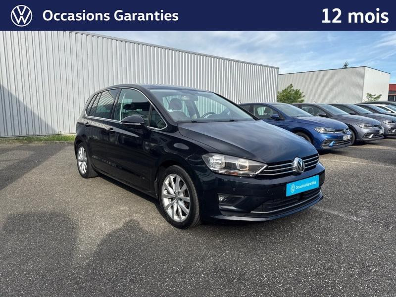Occasion VOLKSWAGEN Golf Sportsvan 1.4 TSI 125 Carat DSG7 / GPS / Aide au Stationnement / Palettes au Volant / Régulateu 2015 Noir Intense 14989 € à Haguenau
