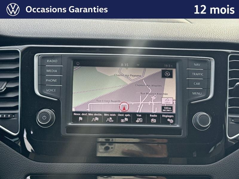 Occasion VOLKSWAGEN Golf Sportsvan 1.4 TSI 125 Carat DSG7 / GPS / Aide au Stationnement / Palettes au Volant / Régulateu 2015 Noir Intense 14989 € à Haguenau