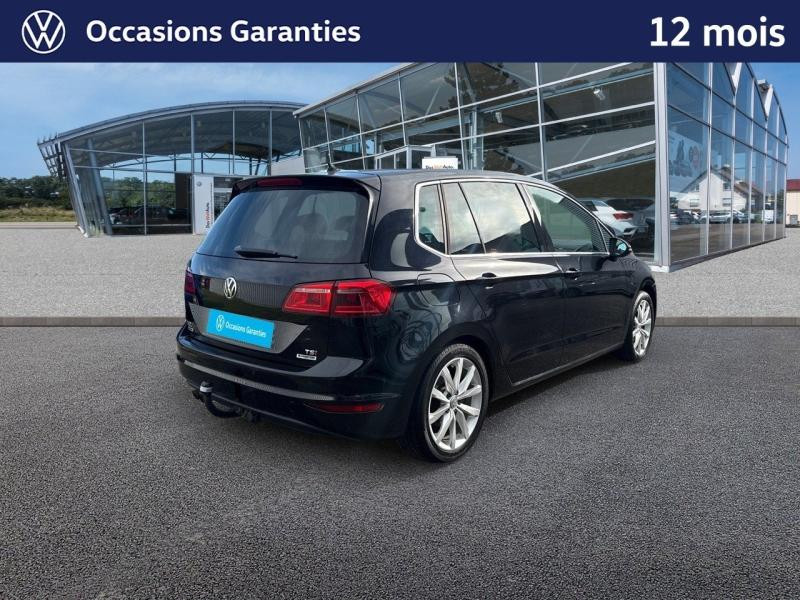 Occasion VOLKSWAGEN Golf Sportsvan 1.4 TSI 125 Carat DSG7 / GPS / Aide au Stationnement / Palettes au Volant / Régulateu 2015 Noir Intense 14989 € à Haguenau