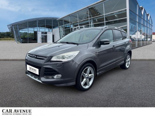Occasion FORD Kuga 2.0 TDCi 163 ch FAP Sport Platinium 4x4 PowerShift / TOIT OUVRANT / ATTELAGE / GPS / CAMERA 2015 Gris Magnetic 13 989 € à Haguenau